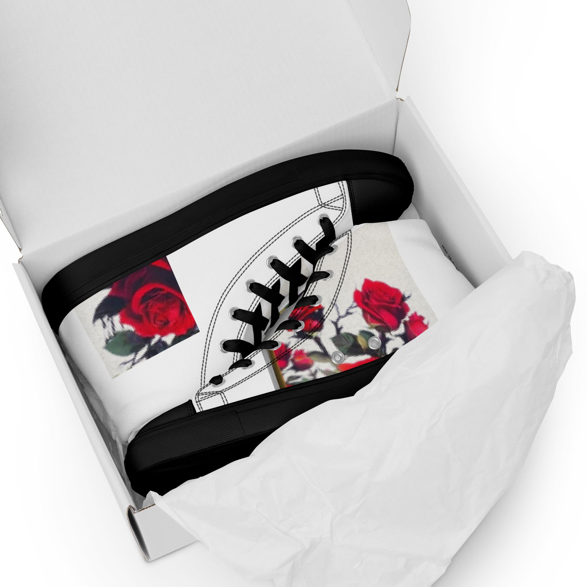 Women’s high top canvas shoes in 